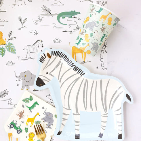 Safari Animal Print Paper Party Cups | Package 8