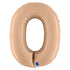 Number Balloons | Satin Nude | 40 INCH