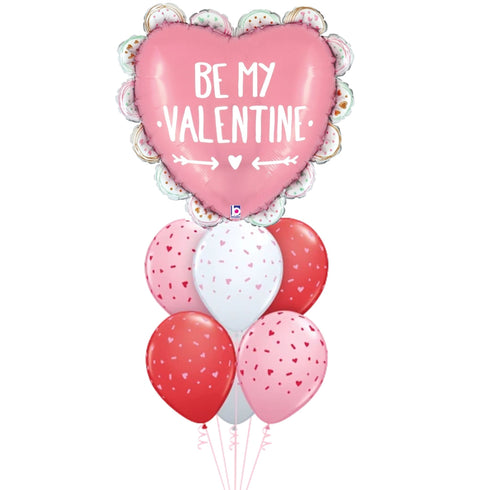 Helium Filled Balloon Bouquets | Utah Delivery or Pick Up Only | Scallop Heart Valentine's Day