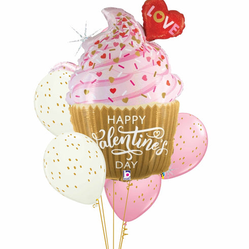 Helium Filled Balloon Bouquets | Utah Delivery or Pick Up Only | Cupcake Valentine's Day