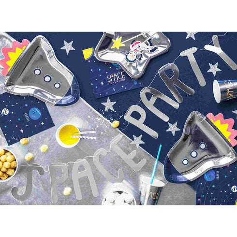 Rocket Ship Space Party Paper Plates | Package 6