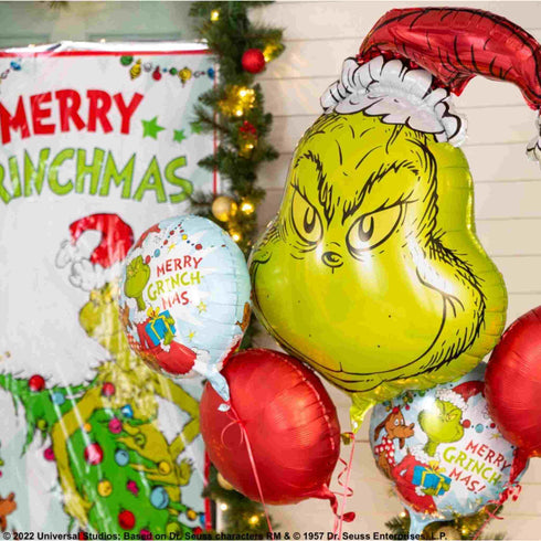 Sitting Grinch Balloon | 24 Inch | Licensed