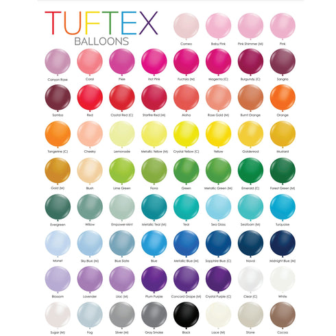 Canyon Rose | 24 INCH | Tuftex Latex Balloons | Each