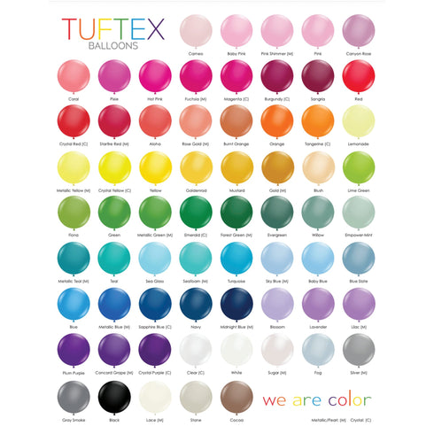 Blush | 17 INCH | Tuftex Latex Balloons | Package 6