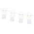 Cute Ghost Paper Hanging Garland | White